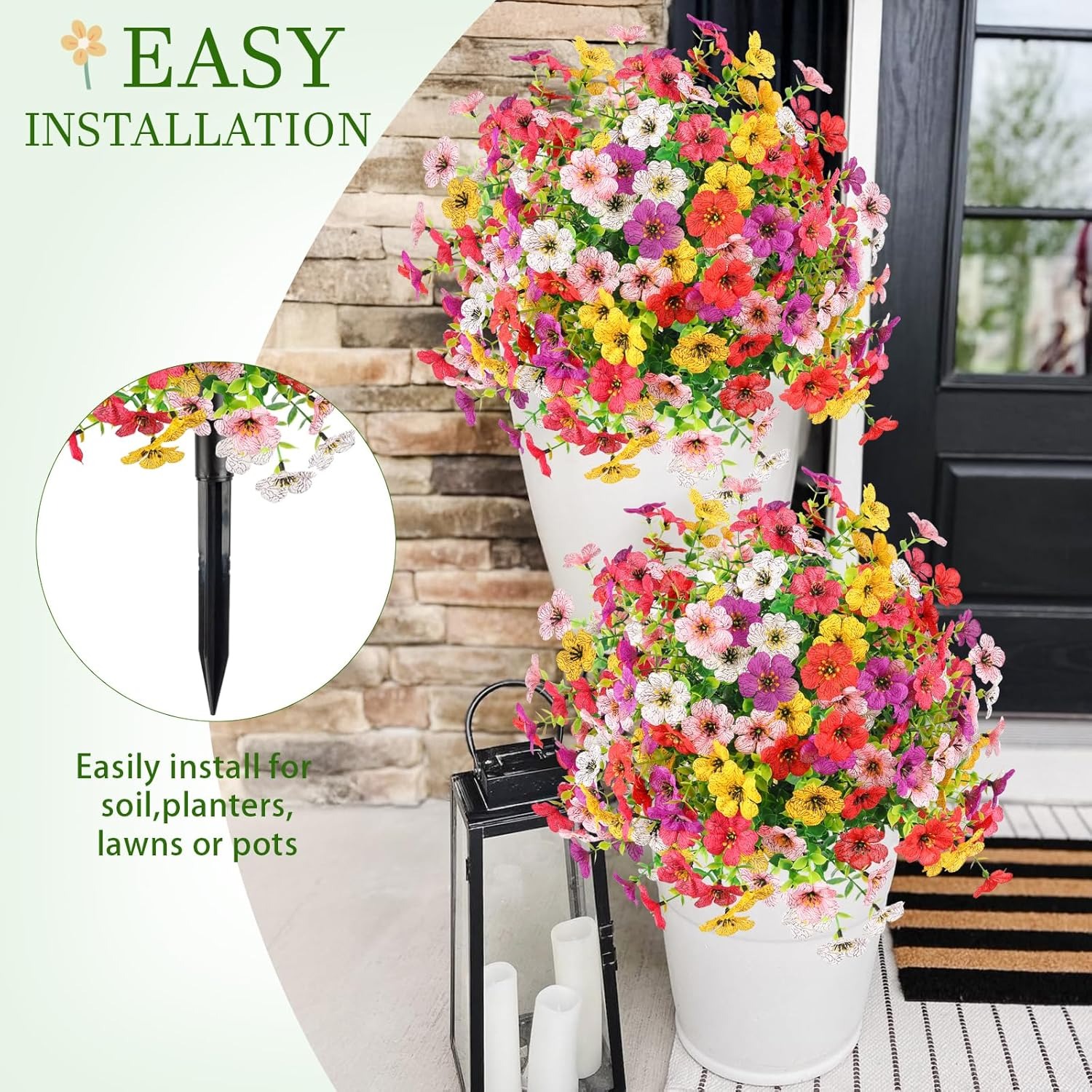 💐2025 New upgrade hot sales🔥- Outdoor UV Resistant Artificial Flowers