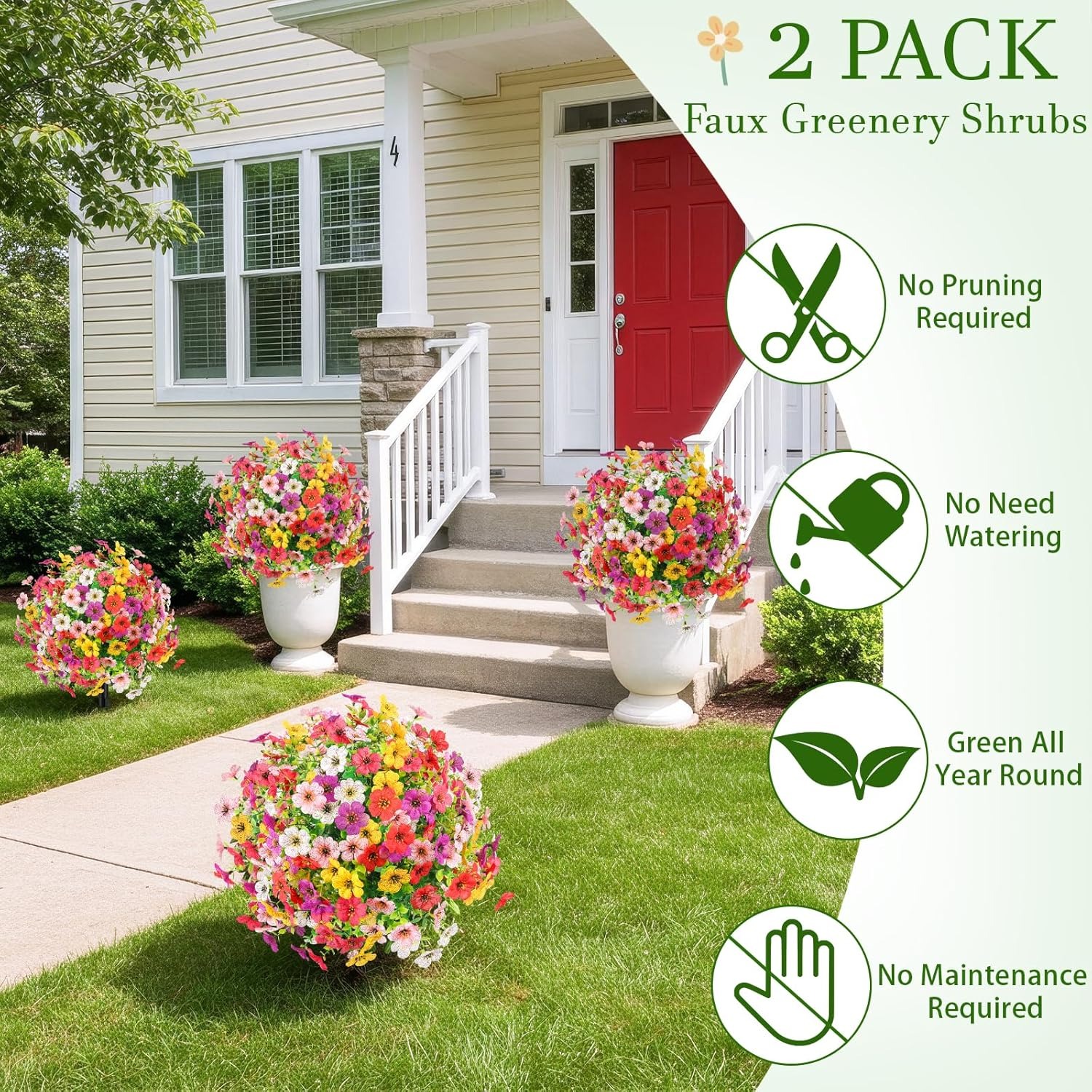 💐2025 New upgrade hot sales🔥- Outdoor UV Resistant Artificial Flowers