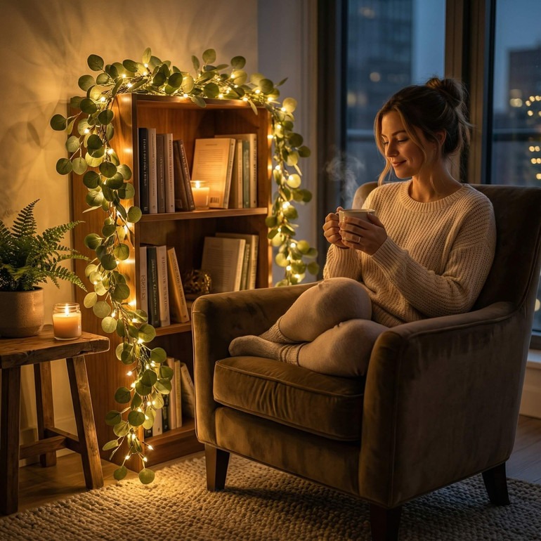 Fairy Light Olive Vine