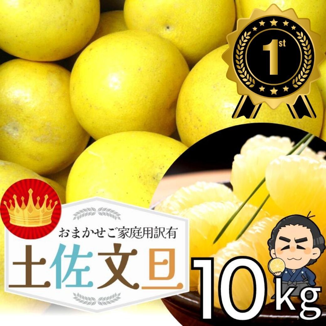 高知産 土佐文旦 約１０ｋｇ２０～３０玉入り 訳あり家庭用ぶんたんブンタン＜LINE初回登録で100円オフ＞ 沖縄本土と北海道は別途送料 全国の離島は発送不可