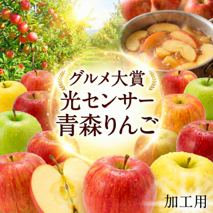 優良店舗 認定　割引ｸｰﾎﾟﾝ＋ﾎﾟｲﾝﾄ最大10倍 光センサーりんご 青森 りんご 10kg 加工用 送料無料 ジュース ジャム サンフジ ふじ 10キロ 王林 名月 ぐんま名月 紅玉 津軽 つがる 黄王 ジョナ トキ 訳あり 青森県産 5kg 5キロ 家庭用