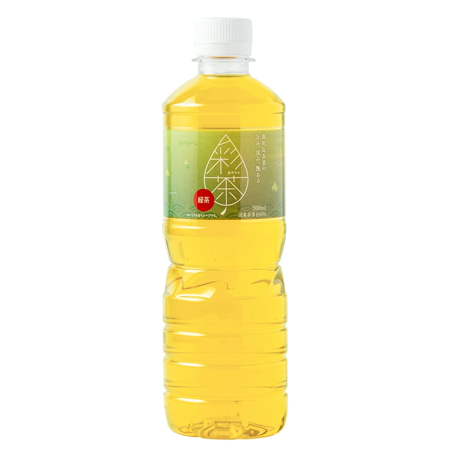 【最安値に挑戦中！】緑茶 彩茶 - あやちゃ - 500ml×24本 お茶 ラベルレス 鹿児島県産茶葉使用 送料無料※一部地域除く ペットボトル ライフドリンク カンパニー LIFEDRINK 日本茶 まとめ買い ライフドリンク
