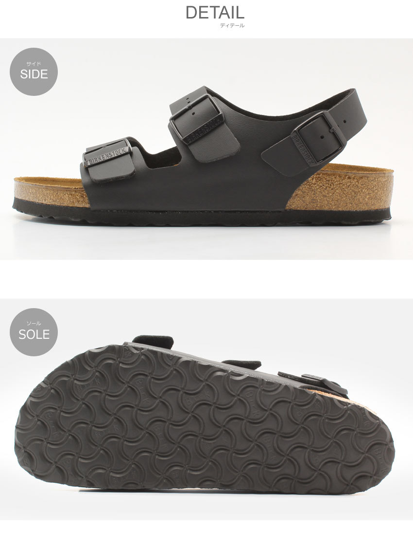 ビルケンシュトック ミラノ BIRKENSTOCK コンフォートサンダル メンズ レディース ブラック 黒 ホワイト 白 Milano 34791 34793 34731 34733 34701 34751 34703 ビルケン 普通幅 細幅 ストラップ フラット シューズ カジュアル 男女兼用|slz|
