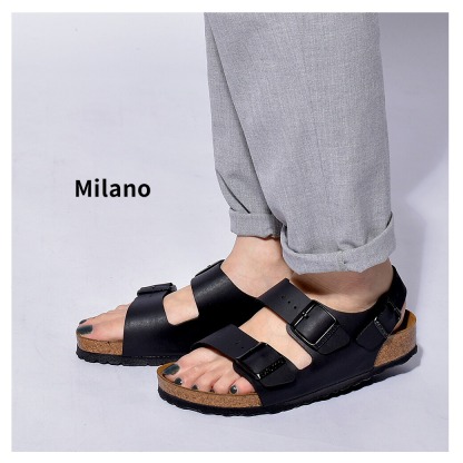 ビルケンシュトック ミラノ BIRKENSTOCK コンフォートサンダル メンズ レディース ブラック 黒 ホワイト 白 Milano 34791 34793 34731 34733 34701 34751 34703 ビルケン 普通幅 細幅 ストラップ フラット シューズ カジュアル 男女兼用|slz|