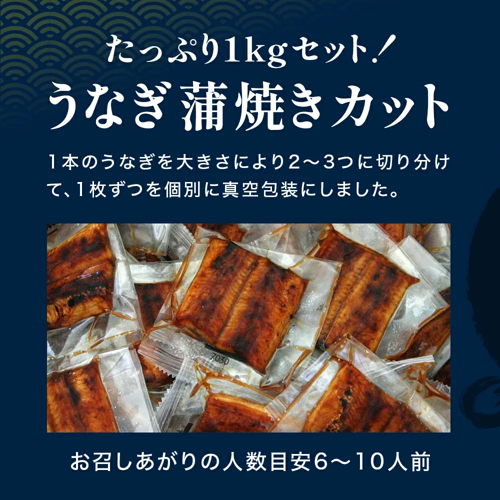 ＼大容量でお買い得／ うなぎ 国産 かわすい 【楽天1位の極上鰻】 うなぎ蒲焼き 送料無料 蒲焼きカットメガ盛り 1kgセット 定期便 【うなぎ屋かわすい】 グルメ ウナギ 鰻 蒲焼き ひつまぶし うな丼 誕生日プレゼント 冷凍 食べ物 贈答 高級