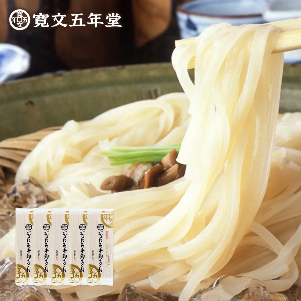 うどん 稲庭うどん 寛文五年堂 160g×5袋 / お返し グルメ 高級 詰め合わせ 保存食 時短 饂飩 長期保存 常温保存 歳暮 お歳暮 挨拶 秋田名産