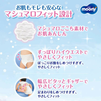 【1種類を選べる】ムーニーマン パンツ 男女 L・BIGサイズ 大容量(4袋セット)【ムーニーマン】