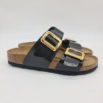 Birkenstock Sydney Cushion Buckle graceful licorice ciabatta donna