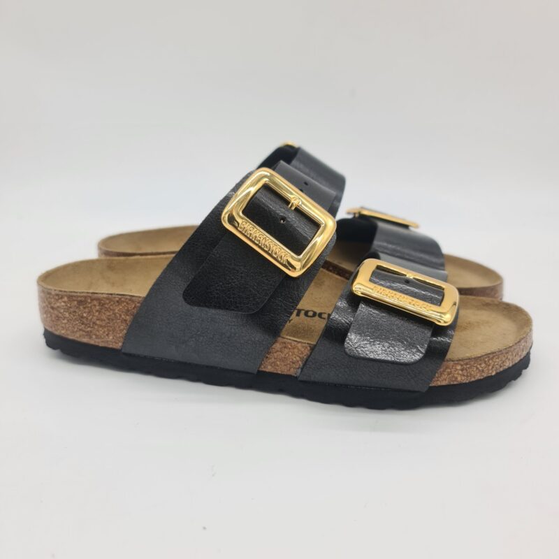 Birkenstock Sydney Cushion Buckle graceful licorice ciabatta donna