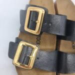 Birkenstock Sydney Cushion Buckle graceful licorice ciabatta donna