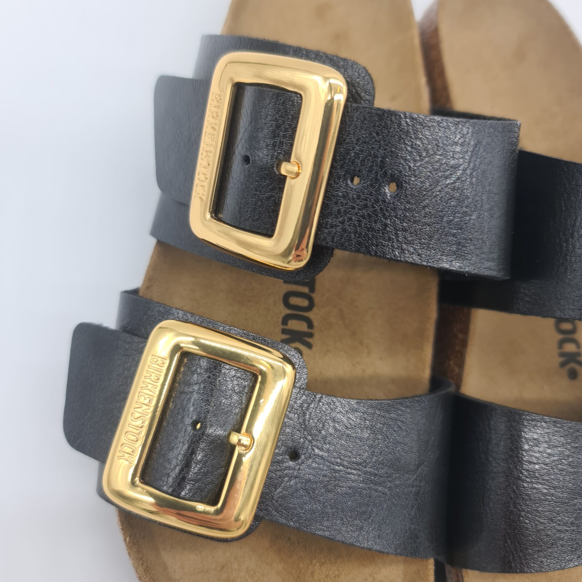 Birkenstock Sydney Cushion Buckle graceful licorice ciabatta donna