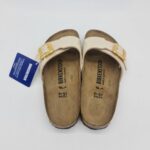 Birkenstock Catalina Cushion Buckle graceful pearl white ciabatta donna