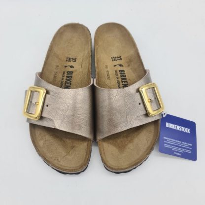 Birkenstock Catalina Cushion Buckle graceful taupe ciabatta donna