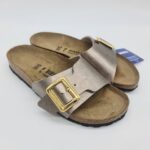 Birkenstock Catalina Cushion Buckle graceful taupe ciabatta donna