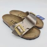 Birkenstock Catalina Cushion Buckle graceful taupe ciabatta donna