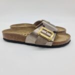 Birkenstock Catalina Cushion Buckle graceful taupe ciabatta donna