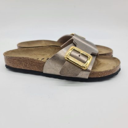 Birkenstock Catalina Cushion Buckle graceful taupe ciabatta donna