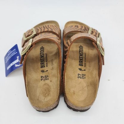 Birkenstock Arizona SYN zebra pecan ciabatta donna