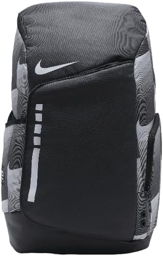 Nike, Unisex, Varsity Elite Backpack (32L), Black/Black/Metallic Silver, One Size