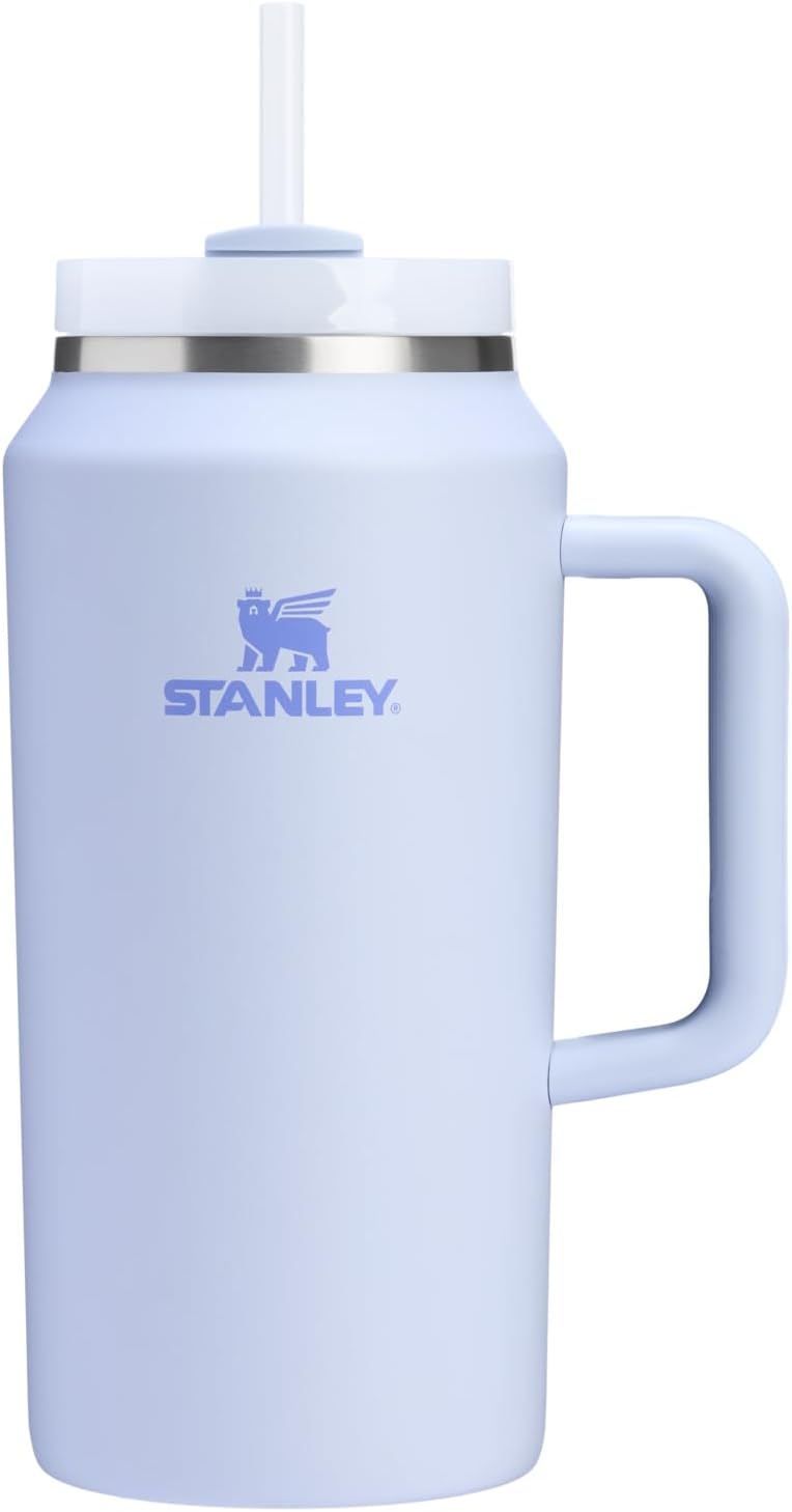 STANLEY Quencher H2.0 Tumbler with Handle and Straw 30 oz | Flowstate 3-Position Lid | Cup Holder Compatible for Travel | Insulated Stainless Steel Cup | BPA-Free | Nectarine