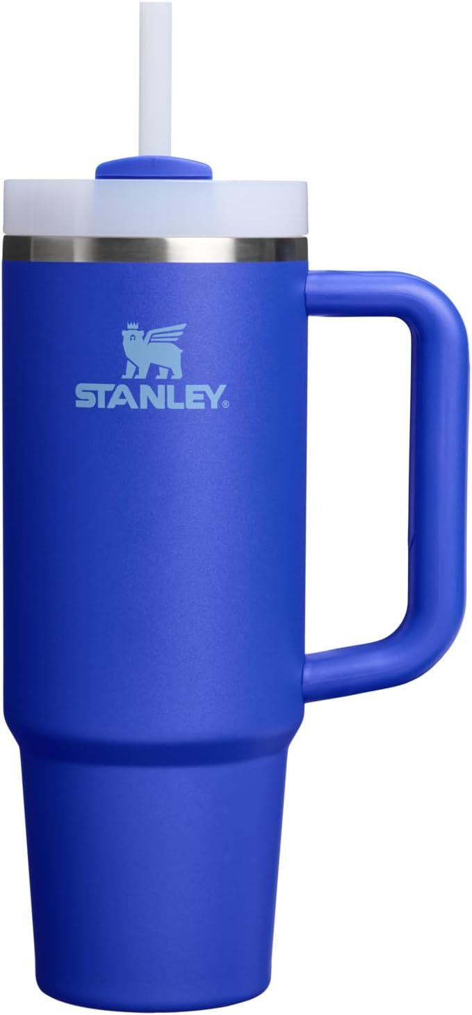 STANLEY Quencher H2.0 Tumbler with Handle and Straw 30 oz | Flowstate 3-Position Lid | Cup Holder Compatible for Travel | Insulated Stainless Steel Cup | BPA-Free | Nectarine