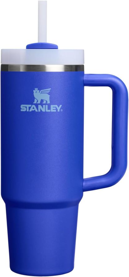 STANLEY Quencher H2.0 Tumbler with Handle and Straw 30 oz | Flowstate 3-Position Lid | Cup Holder Compatible for Travel | Insulated Stainless Steel Cup | BPA-Free | Nectarine