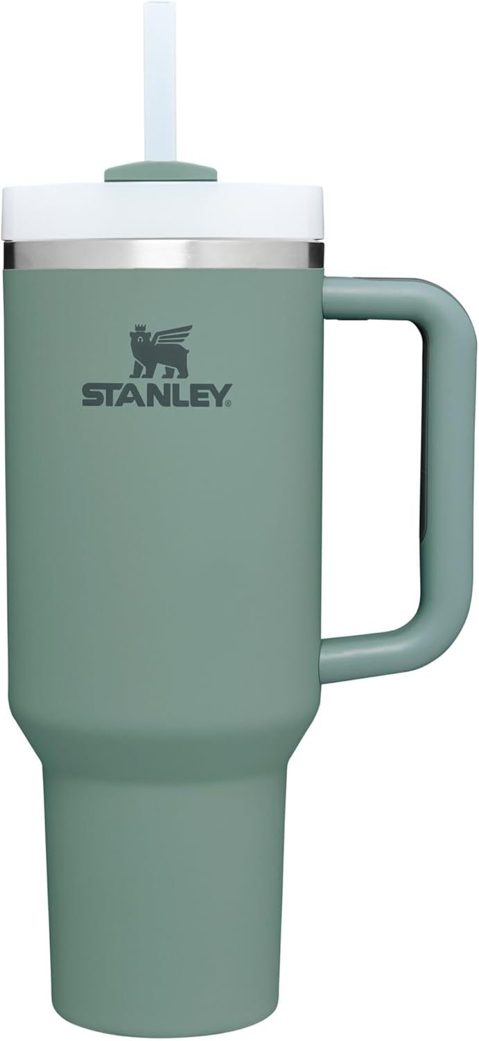 STANLEY Quencher H2.0 Tumbler with Handle and Straw 30 oz | Flowstate 3-Position Lid | Cup Holder Compatible for Travel | Insulated Stainless Steel Cup | BPA-Free | Nectarine