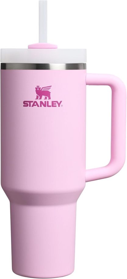 STANLEY Quencher H2.0 Tumbler with Handle and Straw 30 oz | Flowstate 3-Position Lid | Cup Holder Compatible for Travel | Insulated Stainless Steel Cup | BPA-Free | Nectarine