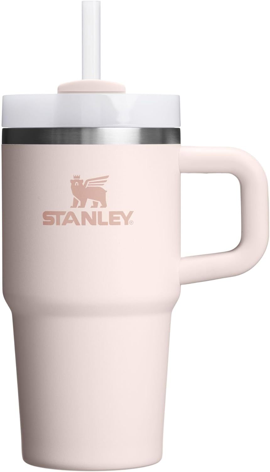 STANLEY Quencher H2.0 Tumbler with Handle and Straw 30 oz | Flowstate 3-Position Lid | Cup Holder Compatible for Travel | Insulated Stainless Steel Cup | BPA-Free | Nectarine