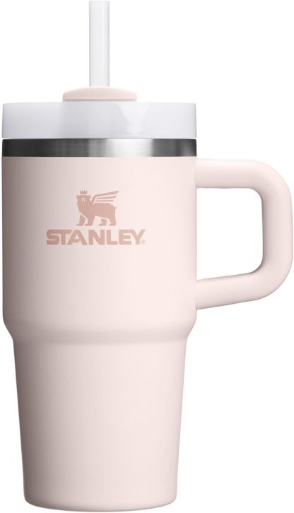 STANLEY Quencher H2.0 Tumbler with Handle and Straw 30 oz | Flowstate 3-Position Lid | Cup Holder Compatible for Travel | Insulated Stainless Steel Cup | BPA-Free | Nectarine