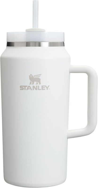 STANLEY Quencher H2.0 Tumbler with Handle and Straw 30 oz | Flowstate 3-Position Lid | Cup Holder Compatible for Travel | Insulated Stainless Steel Cup | BPA-Free | Nectarine