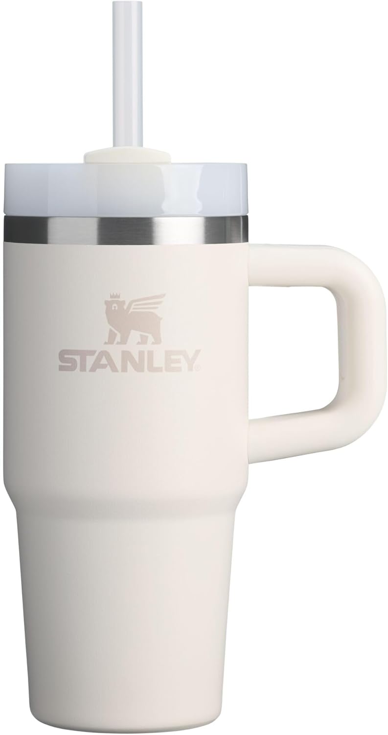STANLEY Quencher H2.0 Tumbler with Handle and Straw 30 oz | Flowstate 3-Position Lid | Cup Holder Compatible for Travel | Insulated Stainless Steel Cup | BPA-Free | Nectarine