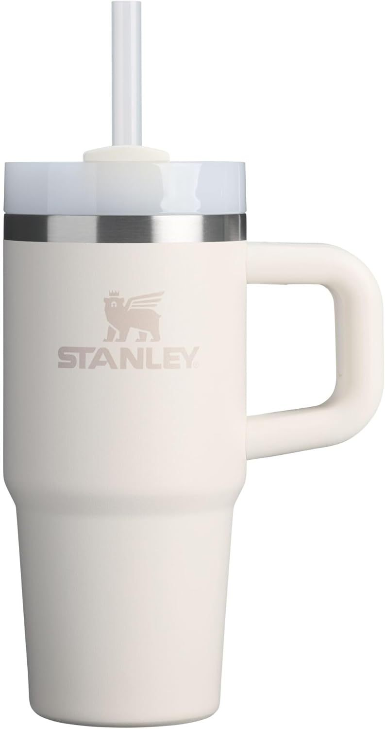 STANLEY Quencher H2.0 Tumbler with Handle and Straw 30 oz | Flowstate 3-Position Lid | Cup Holder Compatible for Travel | Insulated Stainless Steel Cup | BPA-Free | Nectarine