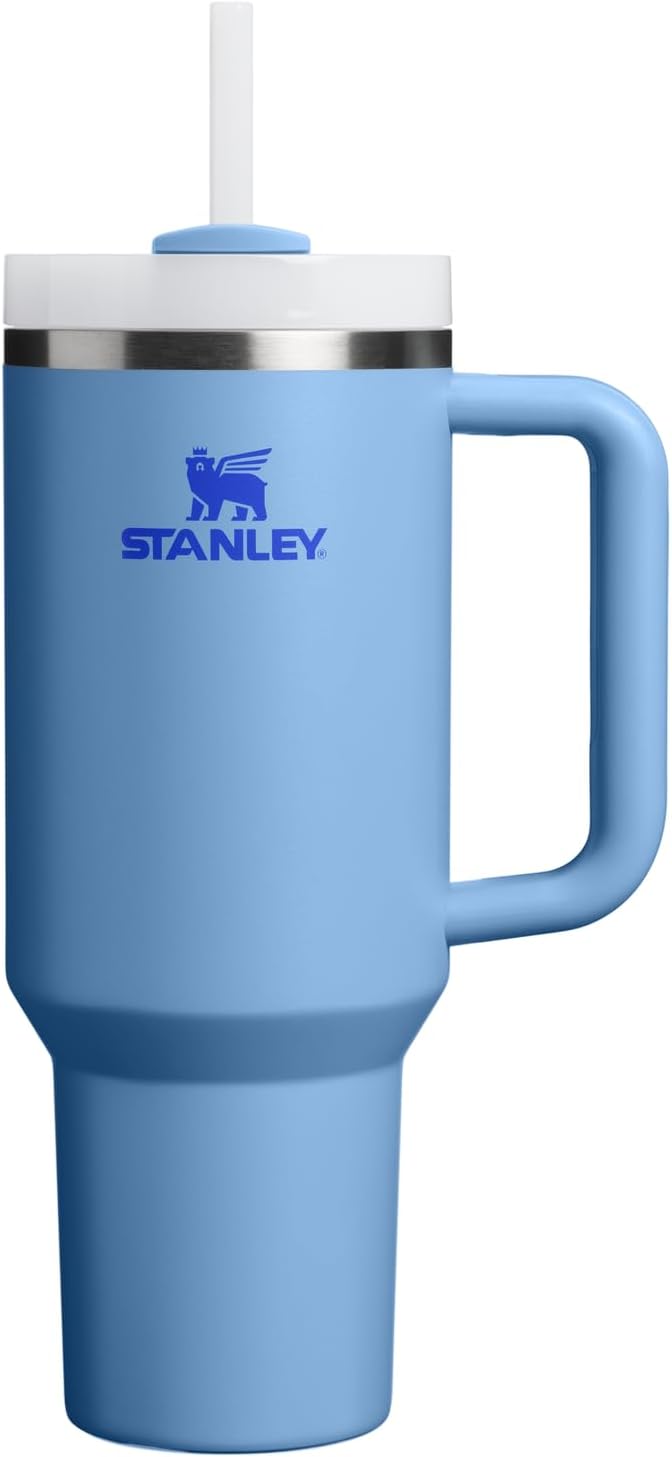 STANLEY Quencher H2.0 Tumbler with Handle and Straw 30 oz | Flowstate 3-Position Lid | Cup Holder Compatible for Travel | Insulated Stainless Steel Cup | BPA-Free | Nectarine