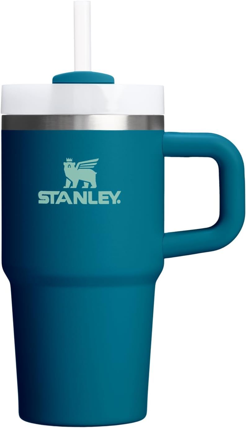 STANLEY Quencher H2.0 Tumbler with Handle and Straw 30 oz | Flowstate 3-Position Lid | Cup Holder Compatible for Travel | Insulated Stainless Steel Cup | BPA-Free | Nectarine