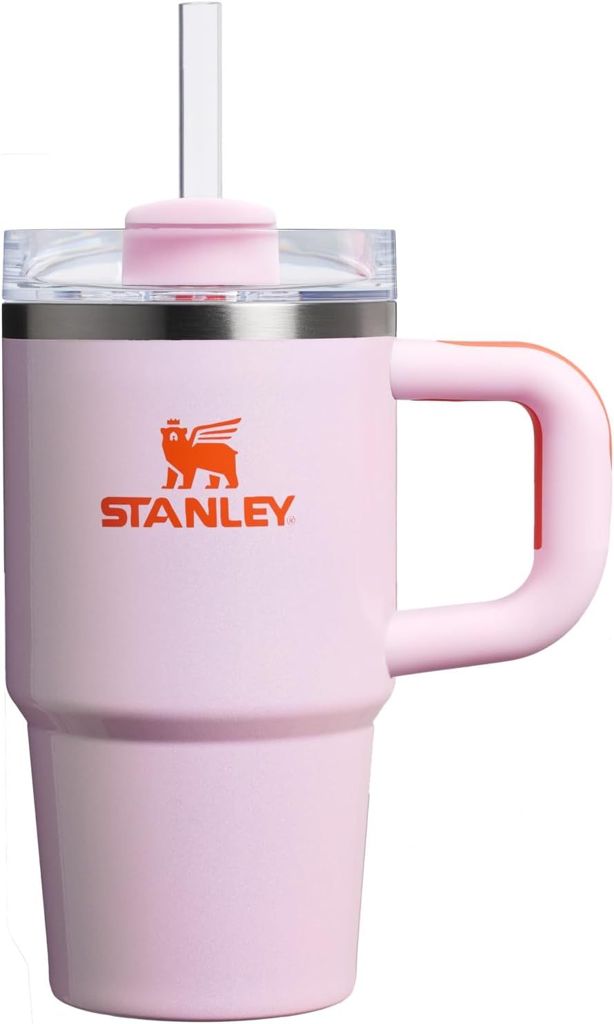 STANLEY Quencher H2.0 Tumbler with Handle and Straw 30 oz | Flowstate 3-Position Lid | Cup Holder Compatible for Travel | Insulated Stainless Steel Cup | BPA-Free | Nectarine