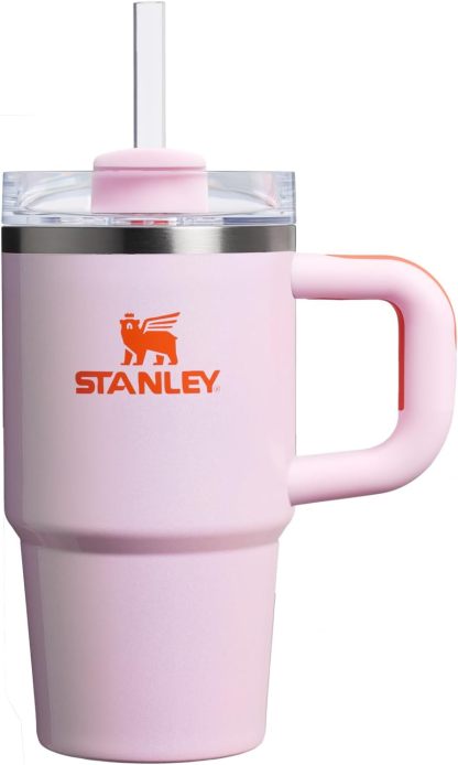 STANLEY Quencher H2.0 Tumbler with Handle and Straw 30 oz | Flowstate 3-Position Lid | Cup Holder Compatible for Travel | Insulated Stainless Steel Cup | BPA-Free | Nectarine