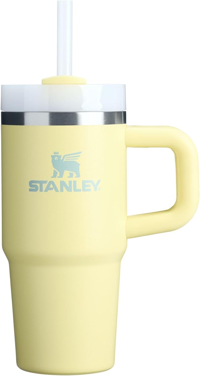 STANLEY Quencher H2.0 Tumbler with Handle and Straw 30 oz | Flowstate 3-Position Lid | Cup Holder Compatible for Travel | Insulated Stainless Steel Cup | BPA-Free | Nectarine