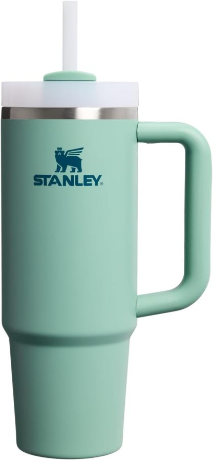 STANLEY Quencher H2.0 Tumbler with Handle and Straw 30 oz | Flowstate 3-Position Lid | Cup Holder Compatible for Travel | Insulated Stainless Steel Cup | BPA-Free | Nectarine