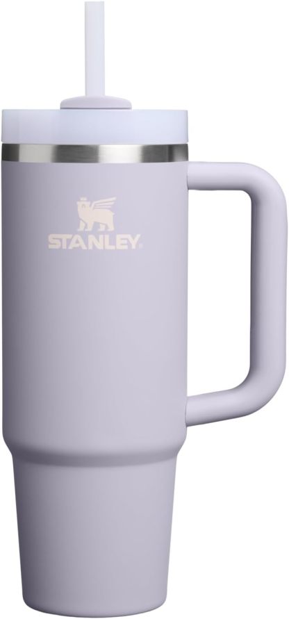 STANLEY Quencher H2.0 Tumbler with Handle and Straw 30 oz | Flowstate 3-Position Lid | Cup Holder Compatible for Travel | Insulated Stainless Steel Cup | BPA-Free | Nectarine