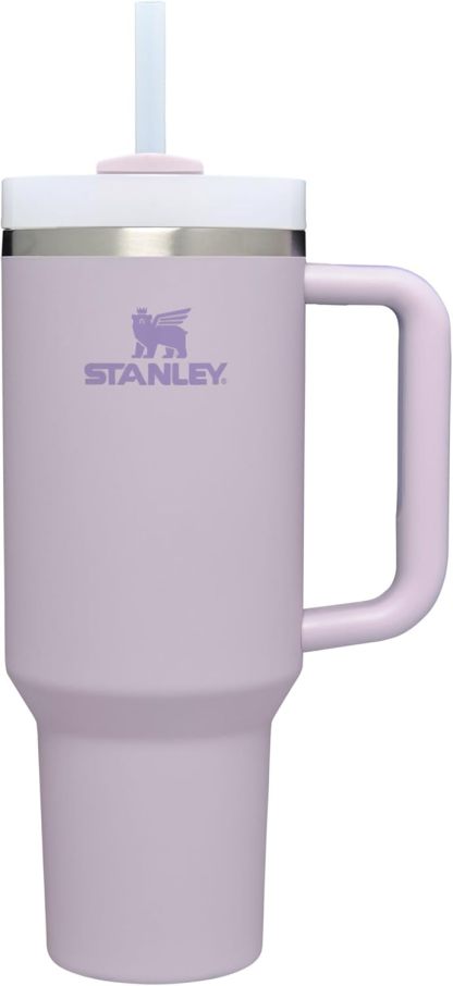 STANLEY Quencher H2.0 Tumbler with Handle and Straw 30 oz | Flowstate 3-Position Lid | Cup Holder Compatible for Travel | Insulated Stainless Steel Cup | BPA-Free | Nectarine