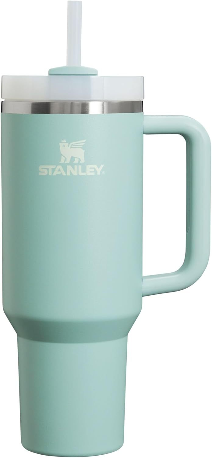 STANLEY Quencher H2.0 Tumbler with Handle and Straw 30 oz | Flowstate 3-Position Lid | Cup Holder Compatible for Travel | Insulated Stainless Steel Cup | BPA-Free | Nectarine
