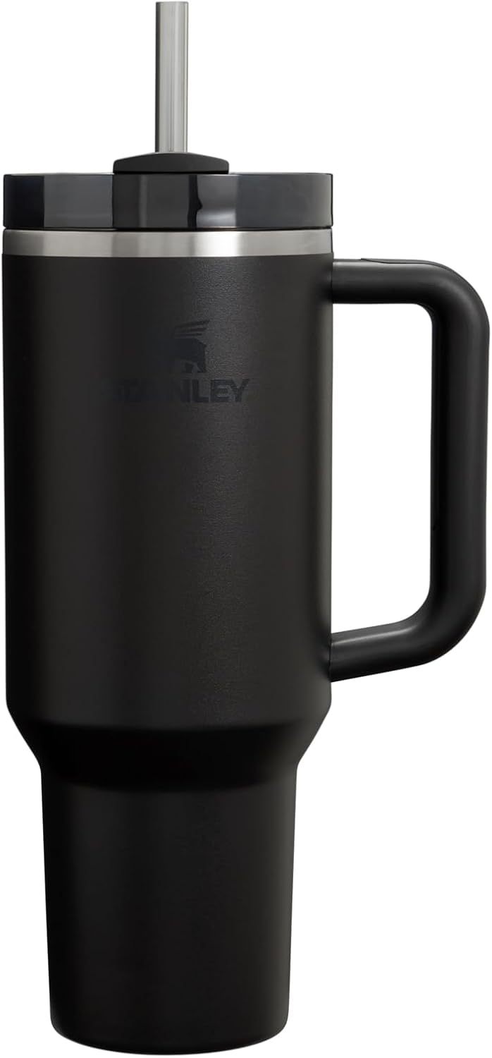 STANLEY Quencher H2.0 Tumbler with Handle and Straw 30 oz | Flowstate 3-Position Lid | Cup Holder Compatible for Travel | Insulated Stainless Steel Cup | BPA-Free | Nectarine