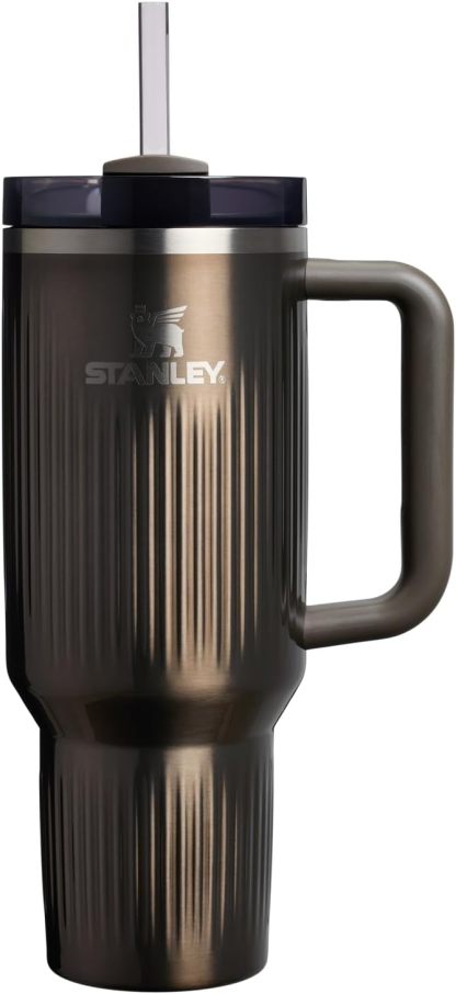 STANLEY Quencher H2.0 Tumbler with Handle and Straw 30 oz | Flowstate 3-Position Lid | Cup Holder Compatible for Travel | Insulated Stainless Steel Cup | BPA-Free | Nectarine