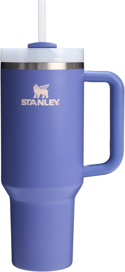 STANLEY Quencher H2.0 Tumbler with Handle and Straw 30 oz | Flowstate 3-Position Lid | Cup Holder Compatible for Travel | Insulated Stainless Steel Cup | BPA-Free | Nectarine