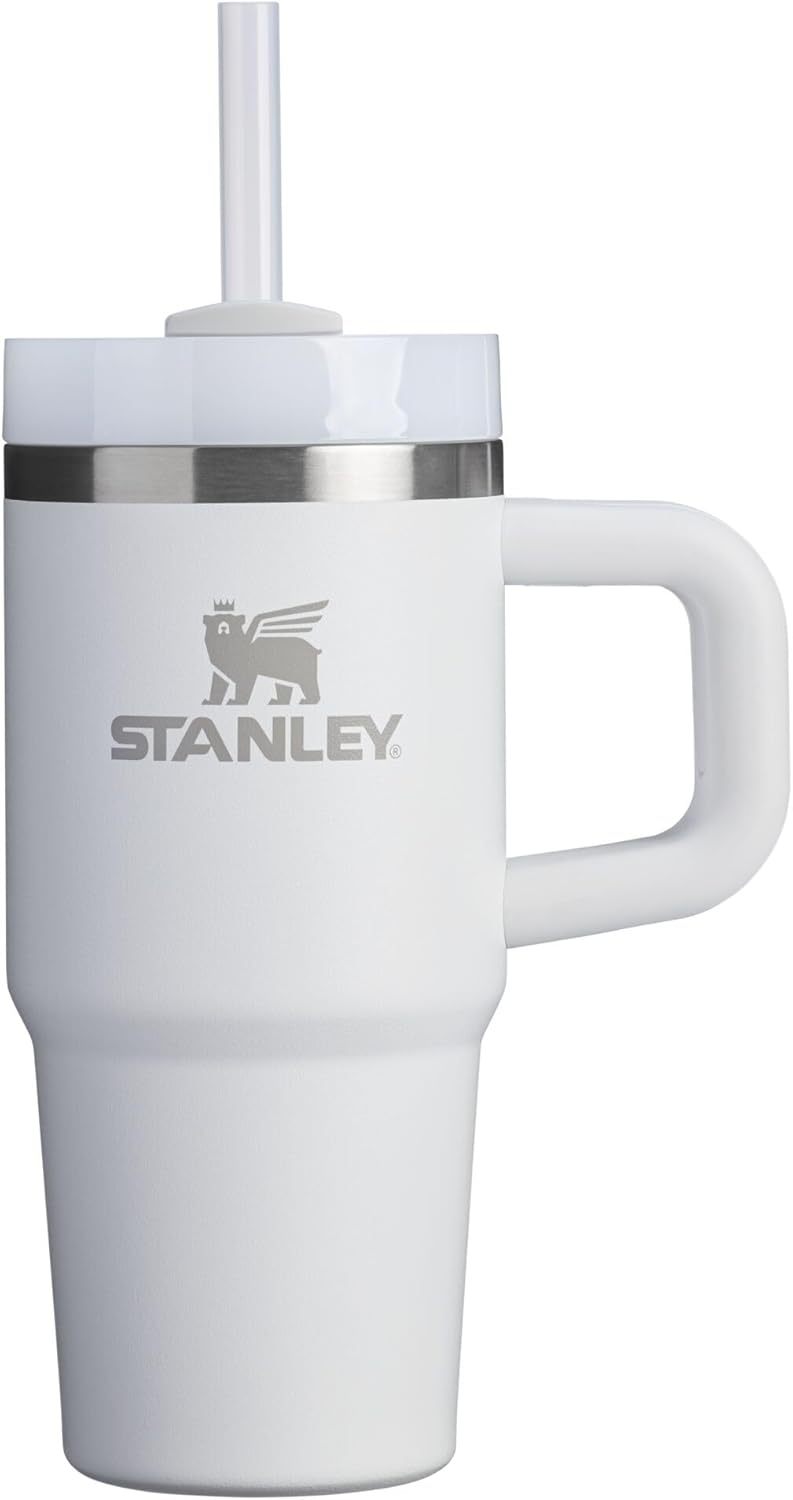 STANLEY Quencher H2.0 Tumbler with Handle and Straw 30 oz | Flowstate 3-Position Lid | Cup Holder Compatible for Travel | Insulated Stainless Steel Cup | BPA-Free | Nectarine