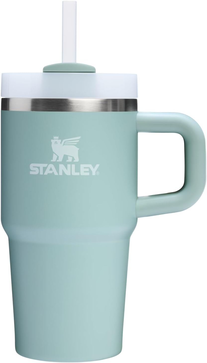 STANLEY Quencher H2.0 Tumbler with Handle and Straw 30 oz | Flowstate 3-Position Lid | Cup Holder Compatible for Travel | Insulated Stainless Steel Cup | BPA-Free | Nectarine