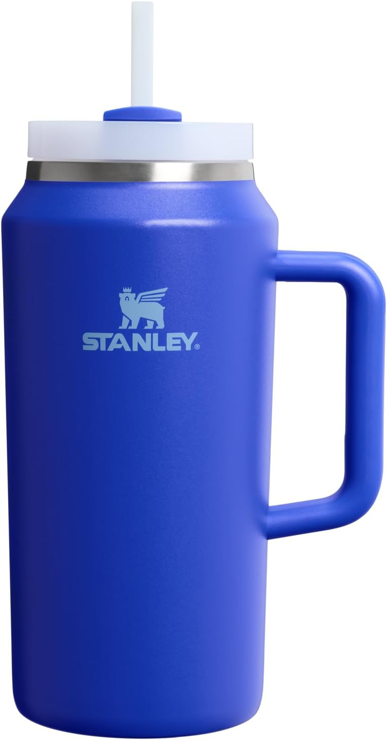 STANLEY Quencher H2.0 Tumbler with Handle and Straw 30 oz | Flowstate 3-Position Lid | Cup Holder Compatible for Travel | Insulated Stainless Steel Cup | BPA-Free | Nectarine