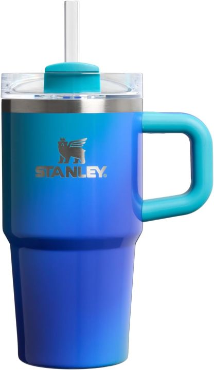 STANLEY Quencher H2.0 Tumbler with Handle and Straw 30 oz | Flowstate 3-Position Lid | Cup Holder Compatible for Travel | Insulated Stainless Steel Cup | BPA-Free | Nectarine