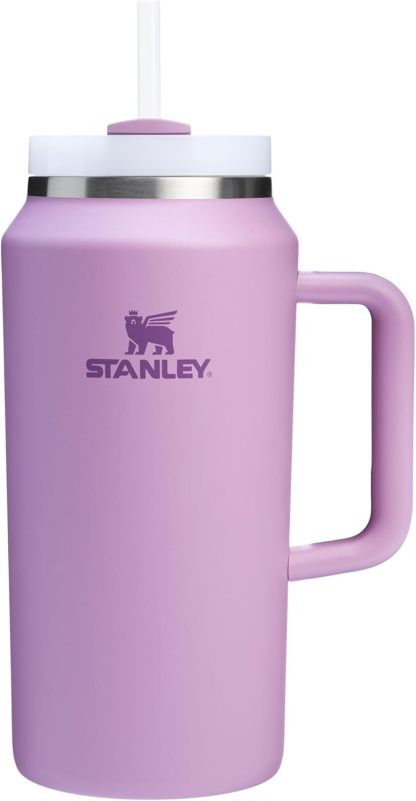 STANLEY Quencher H2.0 Tumbler with Handle and Straw 30 oz | Flowstate 3-Position Lid | Cup Holder Compatible for Travel | Insulated Stainless Steel Cup | BPA-Free | Nectarine